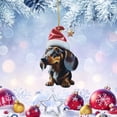 thumbnail image 3 of Cartoon Cute Dog Car Hanging Home Tree Pendant Christmas Tree Pendant Home Decoration Window Car Ornament Backpack Ornament Christmas White Elephant 1PC Transformer Ornament, 3 of 7