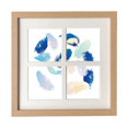 thumbnail image 1 of Dream Feather Relax Art Deco Fashion Frame Wall Tabletop Display 4 Openings Picture, 1 of 3