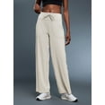 thumbnail image 5 of Women'S Comfortable Wide Leg Pants Big Pocket Fitness Yoga Pants Sports Casual Pants White XXL, 5 of 8