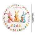 thumbnail image 3 of zhangmingg Welcome Mat Round Absorbent Non- Floor Rug Decorative Holiday Doormat for Home Entrance, 3 of 8