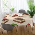 thumbnail image 3 of Yayeee Tablecloths 60" x 90" Rectangle Wrinkle Resistant Party Table Cover, Strawberry Cake, 3 of 8