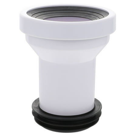 HOOWIFFY Toilet Straight Extension Hose Prevent Leakage Toilet Waste Pipe 1Set