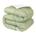 thumbnail image 2 of Superior Reversible Down Alternative Comforter, Twin XL, Ivory-Sage, 2 of 11