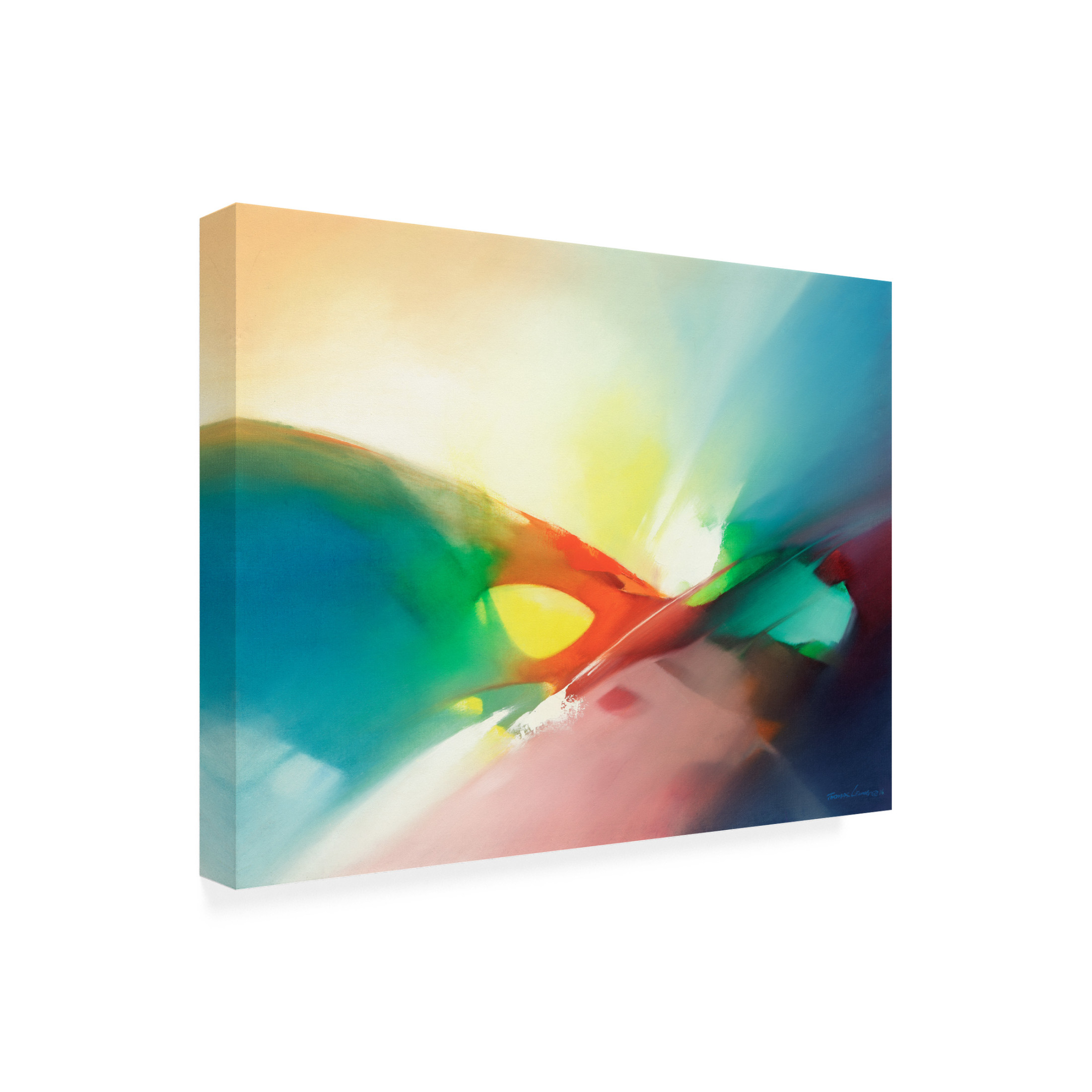 Canvas Wall Art - Thomas Leung 'Feelings' Wall Art for Living Room, Bedroom, or Office Décor by Trademark Fine Art - 47 x 47 Inches