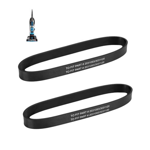 Replacement Belt for Bissell Powerforce Helix Vacuum,Parts # 3031120,Fits Models 2190,2191,2191U,2191X,1700,1797,17979,1797R,1701,1240,12401,6594,6594F,2140,68C7 (Pack of 2)