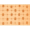 thumbnail image 1 of Ahgly Company Indoor Rectangle Solid Orange Modern Area Rugs, 2' x 4', 1 of 4