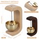 thumbnail image 2 of 2 Pzas de Timbre Inalámbrico de Entrada para Tenderos Bell para Apertura de Puerta Magnético Adjunto Doorbell Chime Decoración Campana de Puerta Multifuncional Timbre Colgante Decoración, 2 of 11