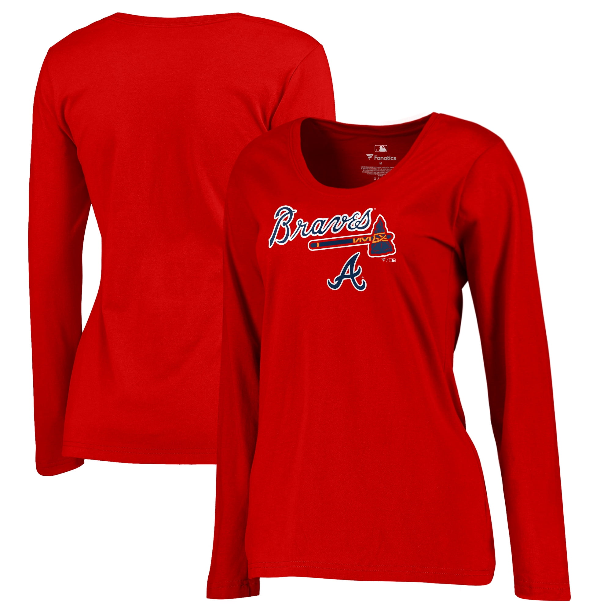 red atlanta braves shirt