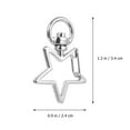 thumbnail image 2 of 40Pcs Raindrops Swivel Lobster Clasp Keychains Alloy for Jewelry Making and Craft Projects, 2 of 7