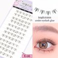 thumbnail image 1 of Colle sous Cils Forme Patte de Chat Cils Inférieurs Transparents Terrier Noglue Cils Simples Brins de Colle Tuft Faux Cils, 1 of 6