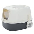 thumbnail image 3 of PAWZ Road 2-Doors Enclosed Cat Litter Box Large with Easy-Lift lid for Indoor Cats Easy to Clean, Gray, 3 of 21