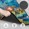 thumbnail image 3 of Fotbe Sea World Juego de 4 Tapetes para Auto con Estampado – Alfombrillas de Goma Reforzada, Diseño Antideslizante, Protección para Todo el Año – Vehículos, Autos, Camionetas y SUVs, 3 of 7