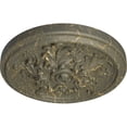 thumbnail image 3 of Ekena Millwork 14 1/2"OD x 2 3/4"P Katheryn Ceiling Medallion (Fits Canopies up to 2 1/8"), Hand-Painted Witch Hazel Crackle, 3 of 6