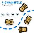 thumbnail image 4 of Growsly Remote Control Car for Boys 4-7, 1:43 Scale Mini RC Car for Kids 3-5, Car Toys Truck Xmas Birthday Gifts for Toddlers 3 4 5 6 7 Year Old Boys, Yellow, 4 of 7