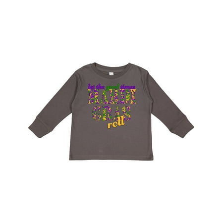 

Inktastic Mardi Gras- Let the Good Times Roll Gift Toddler Boy or Toddler Girl Long Sleeve T-Shirt