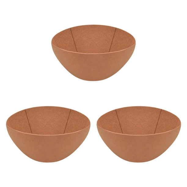 Colgantes de canasta de plantas de fieltro 3X que evitan que aniden los revestimientos de de flores 12 pulgadas