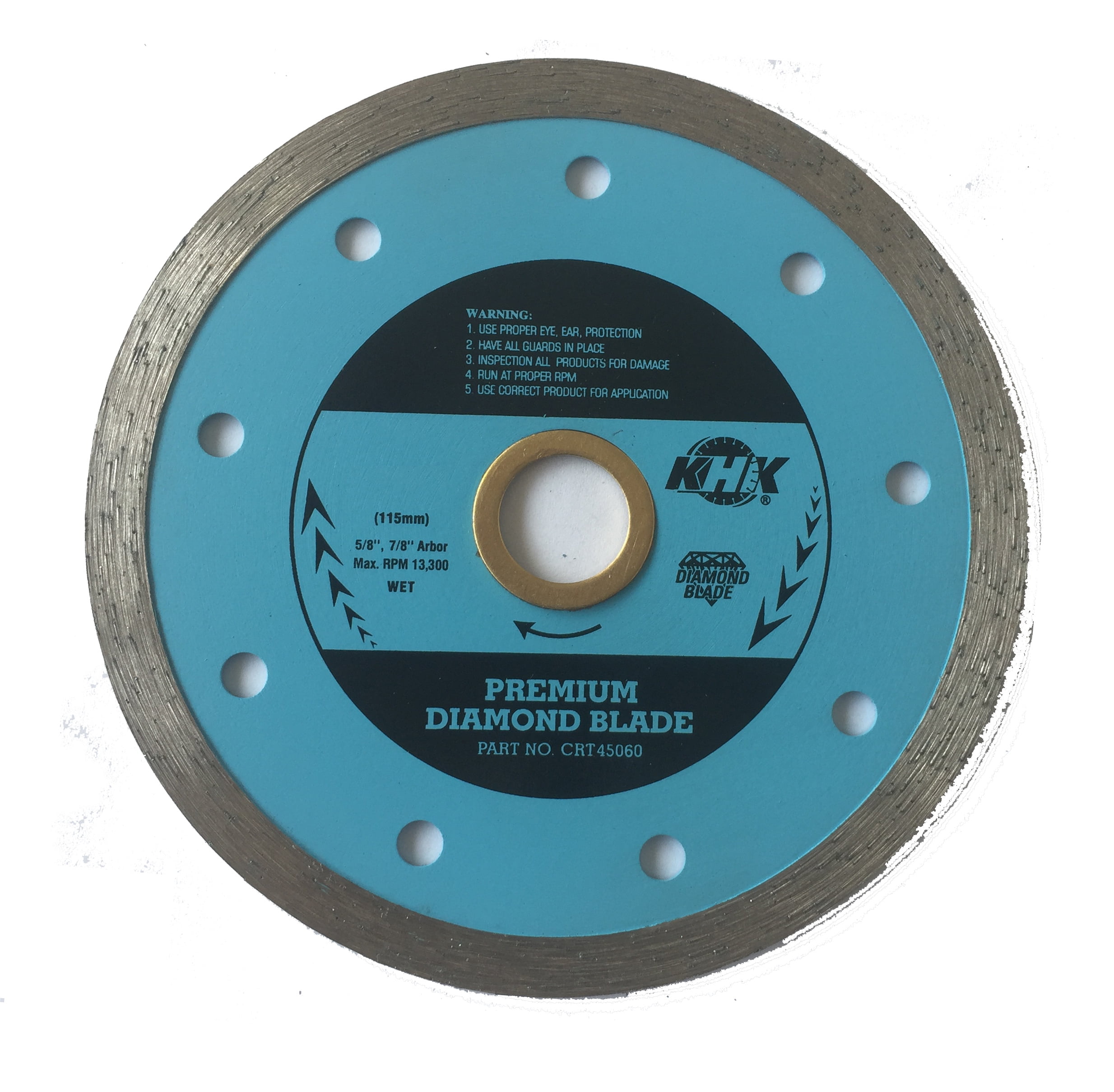 14Inch Premium Continuous Diamond Saw Blade for Cutting Tile, Porcelain & Stone, Dry/ Wet