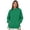 Green, variant on Crew Neck Sweatshirts Women Fall Oversized Crewneck Sweatshirt Vintage Pullover Loose Fit Cute Y2K Long Hoodie Beige S-3XL