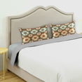 thumbnail image 3 of Yayeee Pillowcase Queen Size Set of 2 Satin Wrinkle Resistant Pillow Case, Retro Blossom Flower, 3 of 8