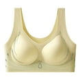 thumbnail image 4 of Lixiuxyad Workout Sports Bras Women's Thin Seamless Vest Soft Support Large Chest Small Half Fixed Cup Breathable Bra, 4 of 5