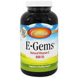 Carlson Labs E-Gems - 800 IU - 100 Softgels