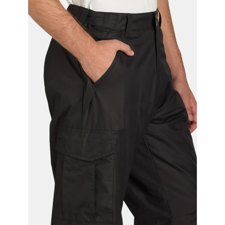 Ozark Trail Men's Cargo Pocket Ski Pants, Sizes S-3XL