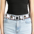 thumbnail image 5 of Buckle-Down Belt, Seatbelt Buckle Belt, California State Flag White, Youth 22 to 32 Inches, 5 of 9