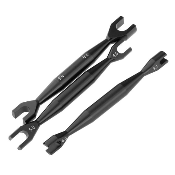 S SERENABLE 3 Pieces Allen Wrench for M3 M4 M4.5 M5 M5.5 M7 RC Car Replacement for Truck black