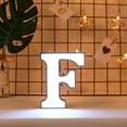 thumbnail image 1 of Agiferg Creative LED Letter Lights Night Light Plastic English Letters Light Lamp Decor, 1 of 6