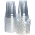 thumbnail image 5 of [100/50PCS/ Sets - 16 Oz.] Crystal Clear Plastic Cups With Flat Lids, 5 of 5