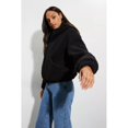 thumbnail image 3 of Dorothy Perkins - Saco de Polar de Peluche para Mujer (Negro), 3 of 5