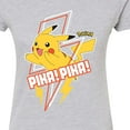 thumbnail image 3 of Pokémon - Pika Pika - Juniors Fitted Graphic T-Shirt, 3 of 5