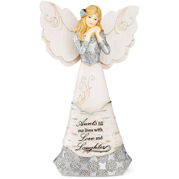 Elements Aunt Angel Figurine by Pavilion, 6-Inch, Inscription Aunts Fill Our Lives with Love and Laughter