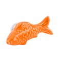 thumbnail image 4 of Tiradores de cerámica de diseño de pez para armario de muebles Unique Bargains, color naranja, 2 piezas, 4 of 4