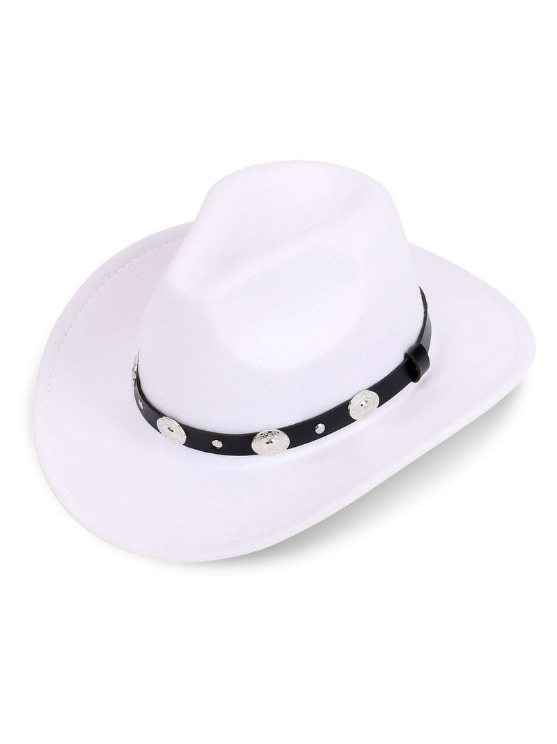 PULLIMORE Western Cowboy Hat for Men Women Felt Classic Roll  display picture 3