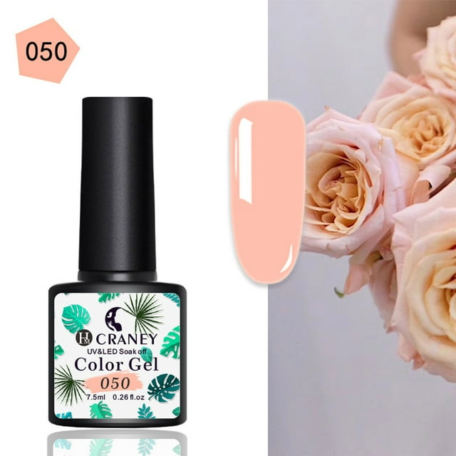 Esmalte de uñas en gel transparente para esculpir uñas, 96 colores, 7,5 ml por frasco, fototerapia removible, productos para uñas.