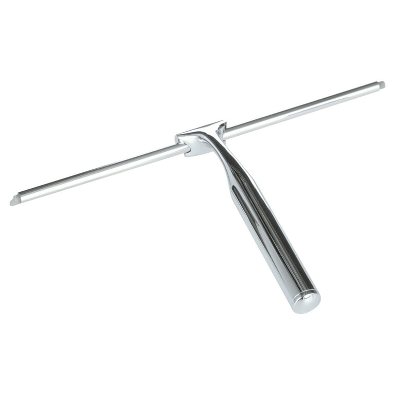 HONGGE All-Purpose Shower Squeegee for Shower Doors, Bathroom, Window and  Car Glass - Stainless Steel 