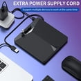 thumbnail image 2 of FAMKIT External CD/DVD Drive for Laptop, 7 in 1 USB 3.0 Portable Optical CD DVD Drive Burner Reader with TF/SD Card Slots, Compatible with Mac PC Windows Linux Desktop, 2 of 8