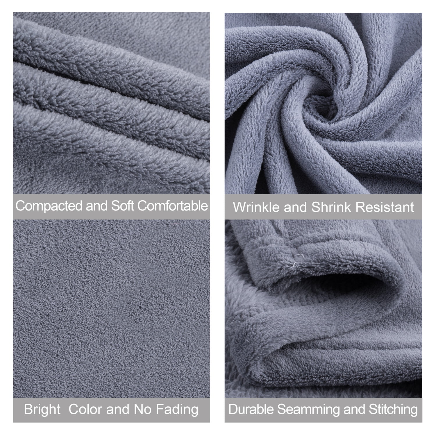Throw Blanket 50"x60" Soft Flannel Fleece Throw Blanket for Sofa Couch Travel