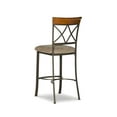 thumbnail image 4 of Powell Roselyn 29" Indoor Square Metal Bar Stool, Pewter, 4 of 11