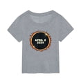 thumbnail image 3 of Ydojg Summer T-Shirts for Boys Girls Toddler Children'S 2024 Letter Printing Short Sleeve Undershirt T Shirts Out Wear Grey 2-3 Years, 3 of 3