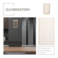 thumbnail image 3 of FUTUREORYY 1Ud Colgante De Bambú Beige Para Iluminación Ambiental Y Uso En Pared Interior, 3 of 8