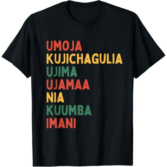Kwanzaa 2023 For Men Women Kids Boys Girls - Kwanzaa T-Shirtmen and women can wear, black, white, gifts.S,M,L,XL,2XL,3XL,1388XL