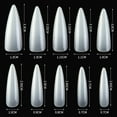 thumbnail image 3 of Long Stiletto Nails Full Cover Acrylic Design Salon Manicure Extension Colored False Nails For Women Girls Fingertips Fashion, 3 of 5