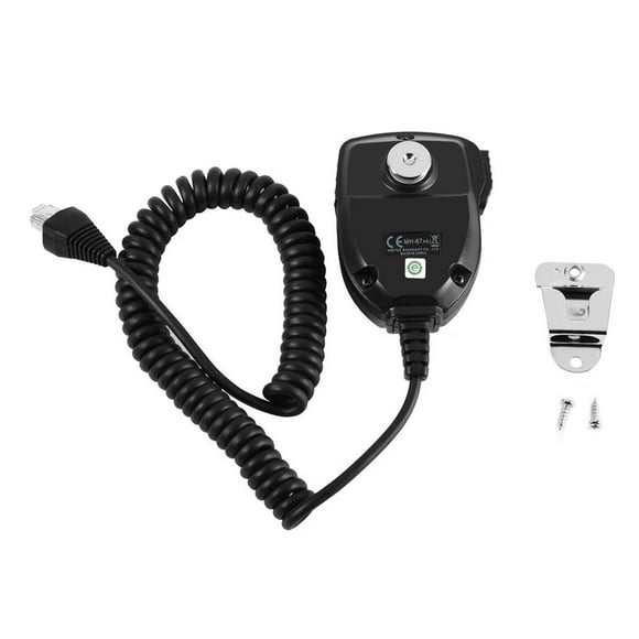 Micrófono Móvil Vbestlife MH-67A8J Negro 8 Pines para Radio Yaesu/Vertex VX2500 VX2508 VX2208 VX2108