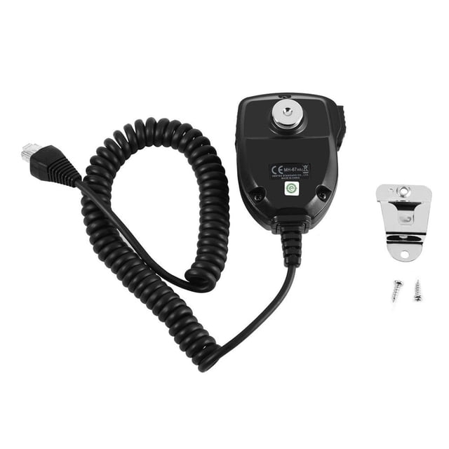 Micrófono Móvil Vbestlife MH-67A8J Negro 8 Pines para Radio Yaesu/Vertex VX2500 VX2508 VX2208 VX2108