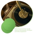 thumbnail image 3 of HAMPPLIES 2 Pcs Tampons en Feutre pour Disques Vinyles Verts Antidérapants Protection pour Disques Usage Domestique, 3 of 6