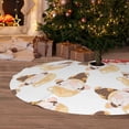 thumbnail image 6 of Lsque Cute Bee Gnome Print Christmas Tree Skirt, Tree Skirt with Ties or Velcro, Perfect for Holiday Decorations, Halloween, and New Year-48", 6 of 7