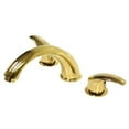 thumbnail image 1 of Kingston Brass KS6362LL 8 Inch -18 Inch Widespread Roman Tub Filler - Oil Rubbed Bronze, 1 of 2