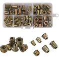 thumbnail image 4 of 70 Pcs Douille Hexagonale Filetée Insert Encastré Écrou Zinc Alliage Insert Fileté Écrou Bois Inserts de Meubles Boulons Attache, 4 of 8